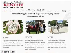 Sites similar to peacefulridgerescue.org
