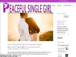 Sites similar to peacefulsinglegirl.com
