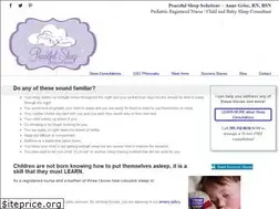 Sites similar to peacefulsleepsolutions.com