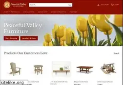 Sites similar to peacefulvalleyfurniture.com