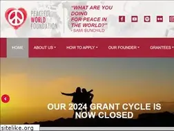 Sites similar to peacefulworldfoundation.org