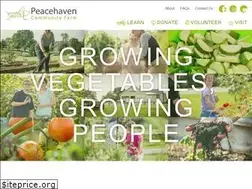 Sites similar to peacehavenfarm.org