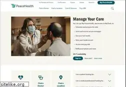 Sites similar to peacehealth.org