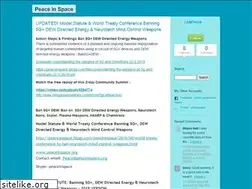 Sites similar to peaceinspace.blogs.com