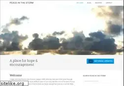Sites similar to peaceinthestorm.org