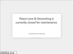 Sites similar to peaceloveanddecorating.com