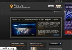 Sites similar to peacemanifestministries.com