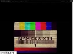 Sites similar to peaceminusone.com