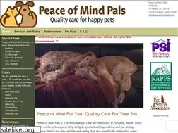 Sites similar to peaceofmindpals.com