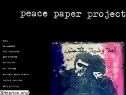 Sites similar to peacepaperproject.org