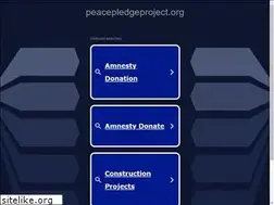 Sites similar to peacepledgeproject.org