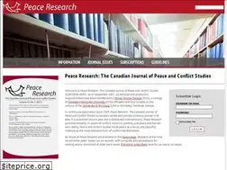 Sites similar to peaceresearch.ca
