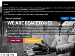 Sites similar to peacetones.org