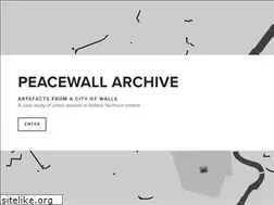 Sites similar to peacewall-archive.net