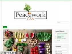Sites similar to peaceworkcsa.org