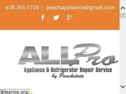 Sites similar to peachappliancerepair.com