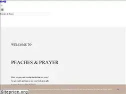 Sites similar to peachesandprayer.com