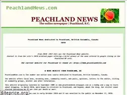 Sites similar to peachlandnews.com