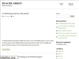 Sites similar to peachygreen.com