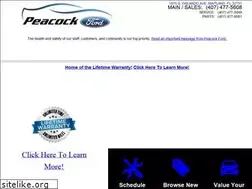 Sites similar to peacockford.com