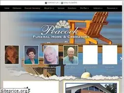 Sites similar to peacockfuneralhome.net