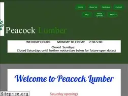 Sites similar to peacocklumber.ca