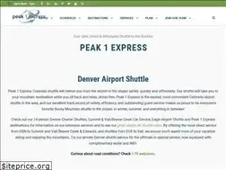 Sites similar to peak1express.com