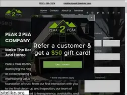 Sites similar to peak2peakroofing.com