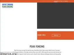 Sites similar to peakfencing.com