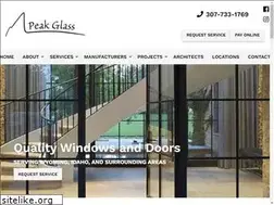 Sites similar to peakglass.com