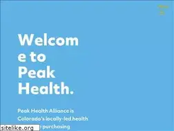 Sites similar to peakhealthalliance.org