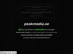 Sites similar to peakmedia.se