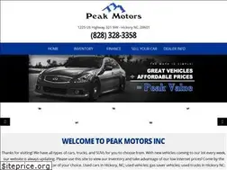 Sites similar to peakmotorsinc.com