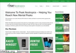 Sites similar to peaknootropics.com