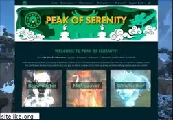 Sites similar to peakofserenity.com