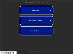 Sites similar to peakonefitness.com