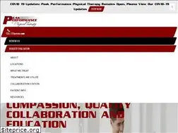 Sites similar to peakperformanceompt.com