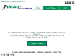 Sites similar to peakpodiatry.com.au