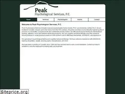 Sites similar to peakpsych.com