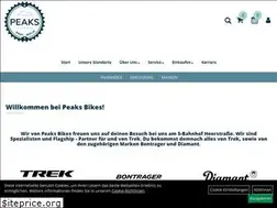 Sites similar to peaksbikes.de
