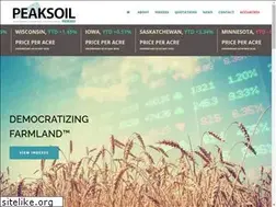 Sites similar to peaksoil.com
