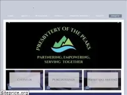 Sites similar to peakspresbytery.org