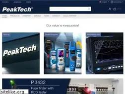 Sites similar to peaktech.de