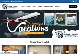 Sites similar to peaktimetravel.com