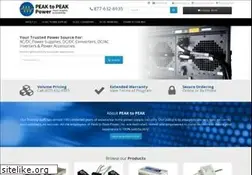 Sites similar to peaktopeakpower.com
