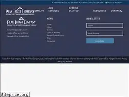 Sites similar to peaktrust.com