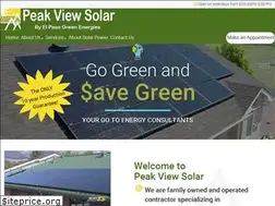 Sites similar to peakviewsolar.com