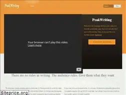 Sites similar to peakwriting.com