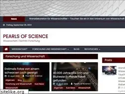 Sites similar to pearlsofscience.de