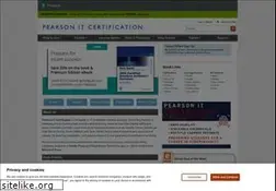 Sites similar to pearsonitcertification.com